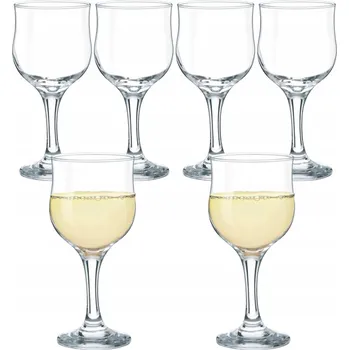 Sklenice Skleničky na bílé víno, skleničky na červené víno, skleničky na vodu, koktejlové skleničky SIA HOME Elan red 240ml 6 ks