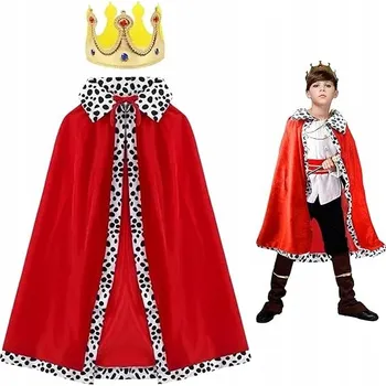 Karnevalový kostým Kostým kostým, převlek krále s korunou