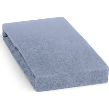 Prostěradlo Froté prostěradlo 90x200cm, ledově modré