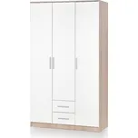 Šatní skříň LIMA S-3 dub sonoma/bílá