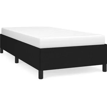 Postel Rám postele černý sametový 203 x 103 x 35 cm