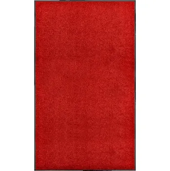 Rohožka Protiskluzová absorpční rohožka červená 150x90 cm, polyamid, PVC