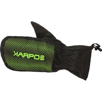 Cyklistické rukavice KARPOS Cyklistické rukavice dlouhoprsté - LAVAREDO RAIN - černá/zelená S