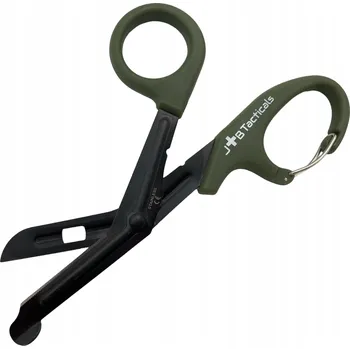 Taktické nůžky JB Tacticals 19 cm černé s očkem pro systém MOLLE