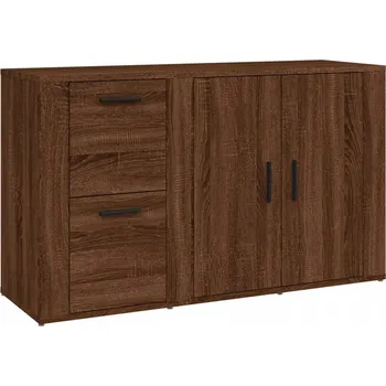 Komoda Skříňka z dřevotřísky, hnědý dub, 100x33x59,5 cm