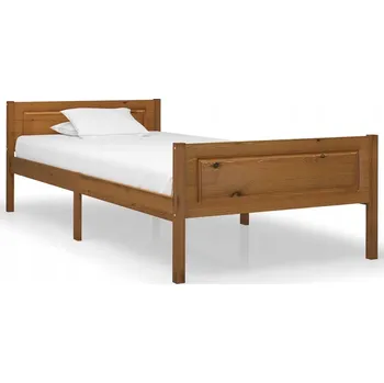 Postel Dřevěná postel G03V 100x200 dub