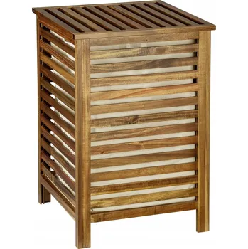 Koš na prádlo Volně stojící koš na prádlo Wenko 56 l, hnědý