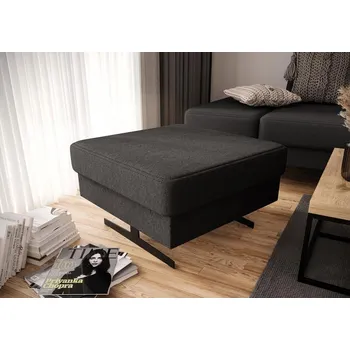 Taburet Nábytek PEGAS s.r.o. Taburet EMPORIO 70 x 70 cm - tmavě šedá