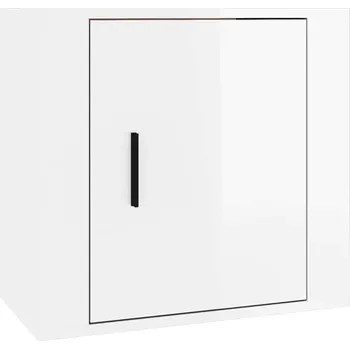 Noční stolek Noční stolek z dřevotřísky, bílý, 50 x 39 x 47 cm