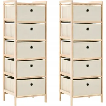 regál Regál G010V 12 x 12 x 12 cm, béžové odstíny