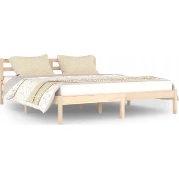 Postel Dřevěná manželská postel G04V 200x200 dub