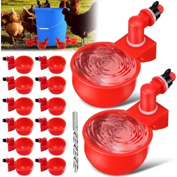 Pro ptáka 20x Automatické napáječky pro kuřata, kachny, drůbež a ptáky na vodu