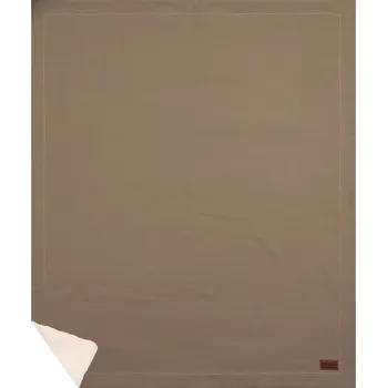 deka Deka VAFLE - Tmavě béžová s beránkem