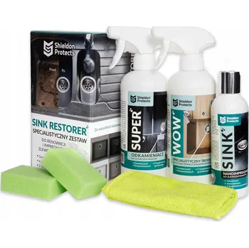 Univerzální čisticí prostředek Sada pro čištění a impregnaci granitových dřezů Shieldon Protects