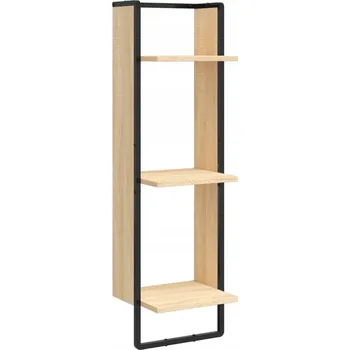 police Nástěnná police z dřevotřísky, dub sonoma, 30x25x100 cm