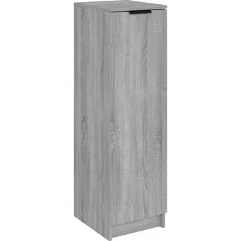 Botník Botník s dvířky, šedý dub sonoma, 30x35x100 cm