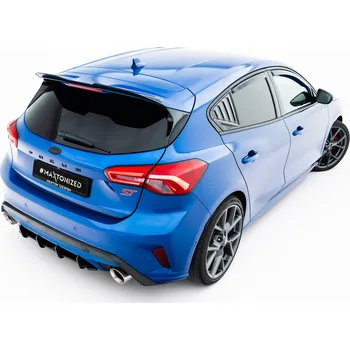 Tuning Maxton Design střešní spoiler ver.1 pro Ford Focus ST Mk4, černý lesklý plast ABS
