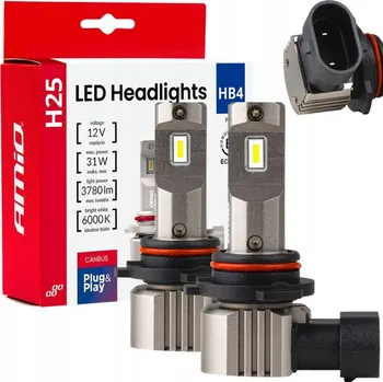 Autožárovka LED autožárovky H25 CANBUS HB4 9006 12V 31W AMIO-04715