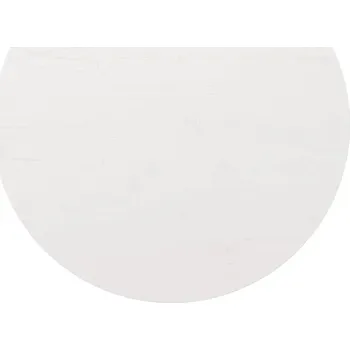 Konferenční stolek Stolová deska kulatý z masivního borovicového dřeva, bílá, 90 x 2,5 cm