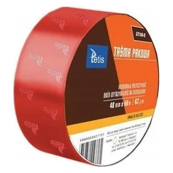 Lepicí páska Balicí páska 48 mm x 50 m průhledná (krystalická) 62 mikronů, Tet