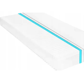 Matrace Matrace 7-zónová PU pěna, bílá, 160x200x16 cm, zip po 4 stranách