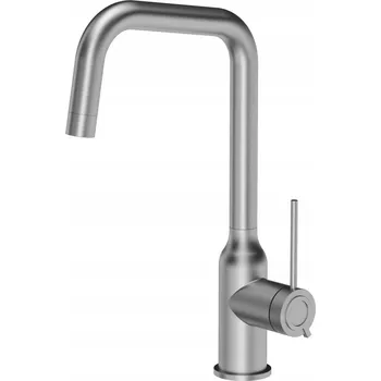 Vodovodní baterie Kuchyňská stojánková baterie Quadron Natalie stříbrná