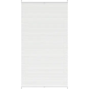 Prostěradlo Plisovaná roleta Krepa bílá 110x200 cm, hliníkové rámy
