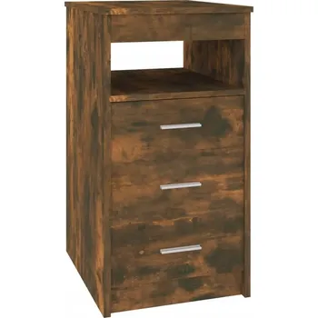 Šatní skříň Kompaktní multifunkční skříňka, kouřový dub, 40x50x76 cm