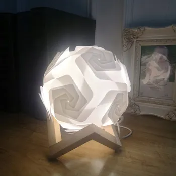 Stojací lampa Dollcini, Noční a kancelářská světla, Přenosná LED lampa ve tvaru růže DIY