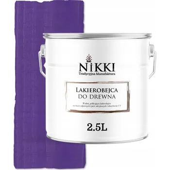 barva a nátěr na dřevo Lazurovací lak NIKKI 2,5 l fialový polomat