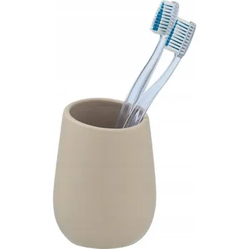 Držák na kartáček Kelímek na kartáčky BADI, béžová barva, Wenko