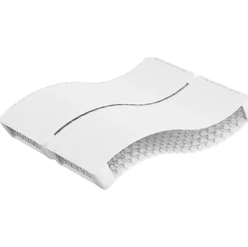 Matrace Matrace Bonellová s potahem, 140 x 200 x 23 cm, Bílo-šedá-Černá