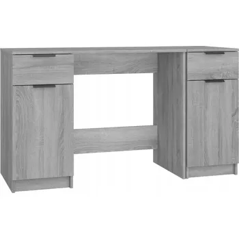 Psací stůl Psací stůl s boční skříňkou Sonoma Šedý Dub 100x50x75 cm