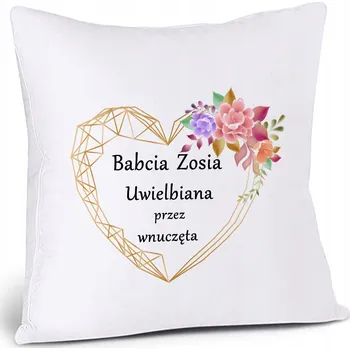 Polštář POLŠTÁŘ KE DNI BABIČKY + JMÉNO