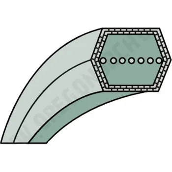 Sekačka Klínový řemen CASTELGARDEN AA96 13 X 2438 (20360RT)