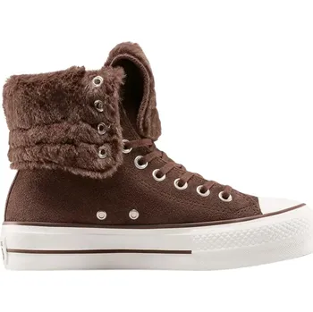 Dámská zimní obuv boty Converse Chuck Taylor All Star Fold Over Lift X-Hi - A15230/Totally Fudged/Totally Fudged 41