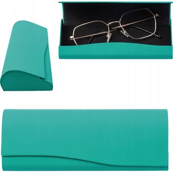 Pouzdro na brýle POUZDRO NA BRÝLE pro dioptrické brýle s magnet Obal Zelené