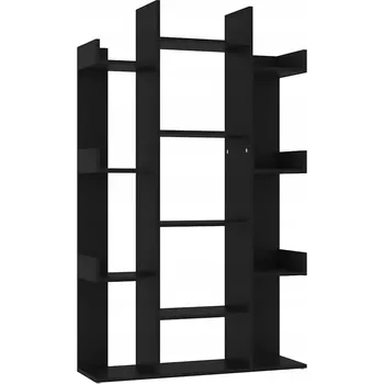 Knihovna Regál na knihy "Strom plný ovoce" 86x25,5x140cm Černý