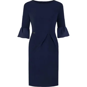 Dámské šaty Dámské šaty Jasmine 108535 tmavě modrá - Jersa tmavě modrá 44