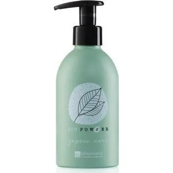 Dávkovač mýdla laSaponaria Hliníkový dávkovač na mýdlo na ruce (200 ml) - ideální pro umíchání práškové kosmetiky