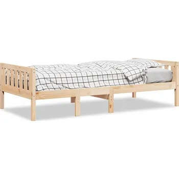 Dětská postýlka z masivního borovicového dřeva 205,5 x 85,5 x 57 cm