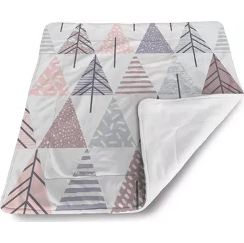 deka Sablio Deka pro miminko Barevné stromky - 80x100 cm