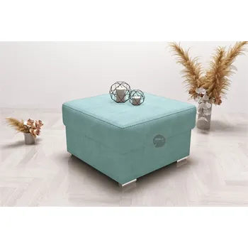 Taburet Nábytek PEGAS s.r.o. Taburet s uložným prostorem 55×55 - Odstíny mátové