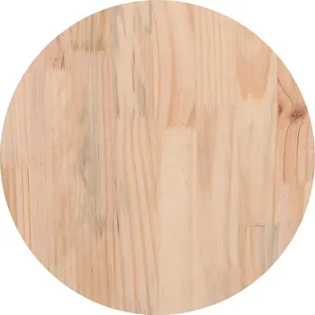 Konferenční stolek Stolová deska kulatý z masivního borovicového dřeva, 40 x 2,5 cm