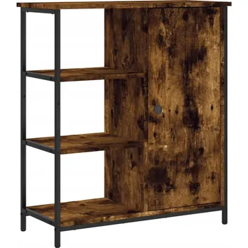 Komoda Úložná skříňka z materiálu na bázi dřeva, kouřový dub