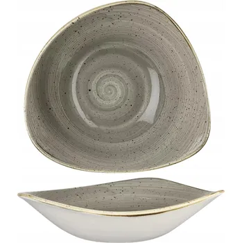 Talíř Trojúhelníková miska Churchill Peppercorn grey SPGSTRB91 600 ml