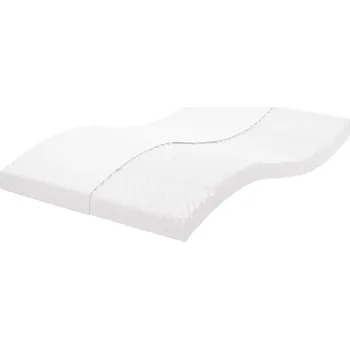 Matrace Matrace pěnová 7-zónová, broskvová kůže, 140x200x10 cm, bílá