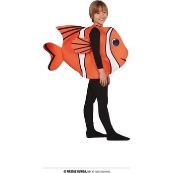 Karnevalový kostým Nemo kostým dětský ryba 5-6 let