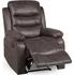 Křeslo Relaxační polohovací TV křeslo Haven hnědé