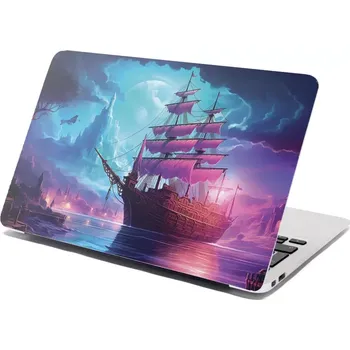samolepka Sablio Samolepka na notebook Magická plachetnice pod měsícem - 29x20 cm